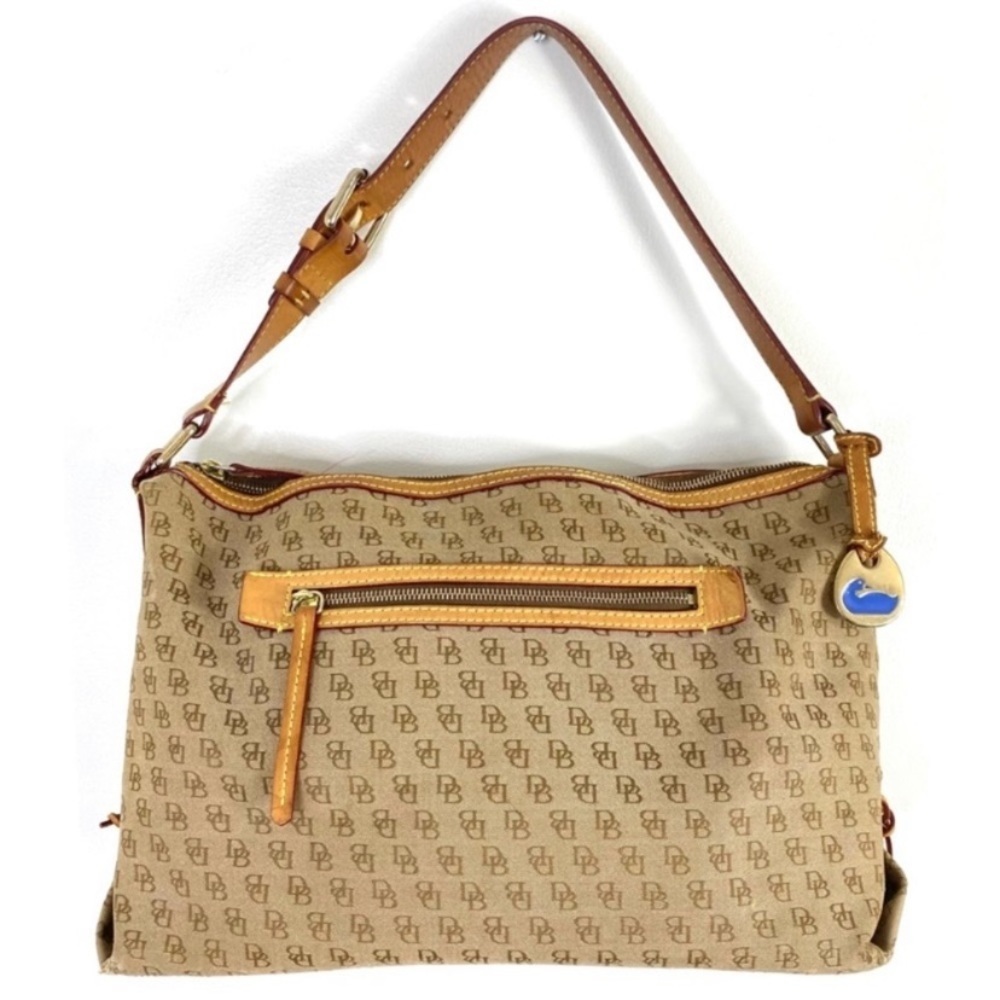 Dooney And Bourke Db Monogram Canvas Slouch Satch… - image 3
